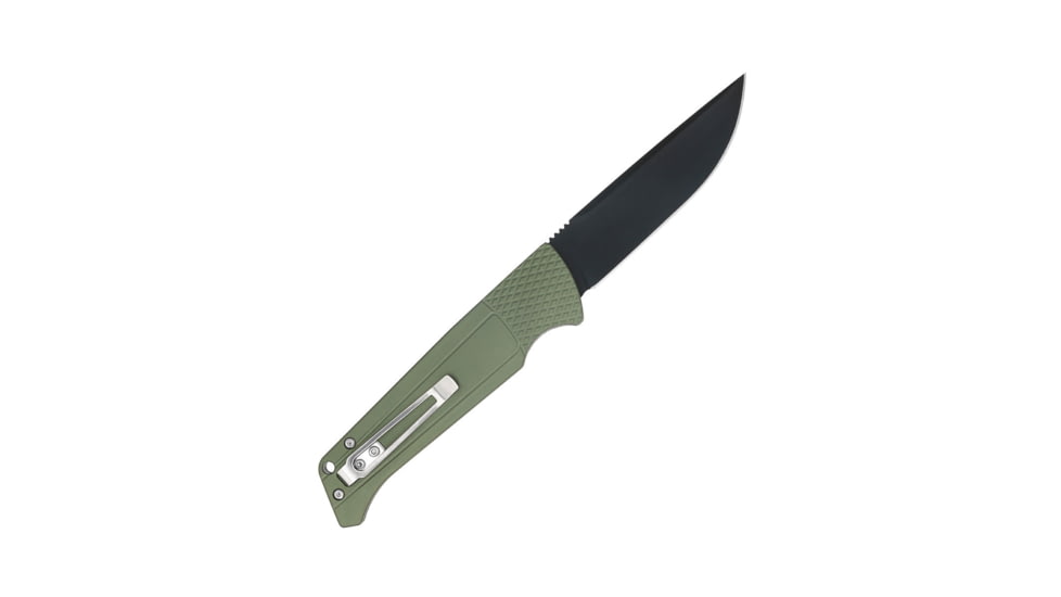 CobraTec Knives Viper Hidden Release Folding Knife, 3.125in, D2, Od Green, CTVIPERHRODG
