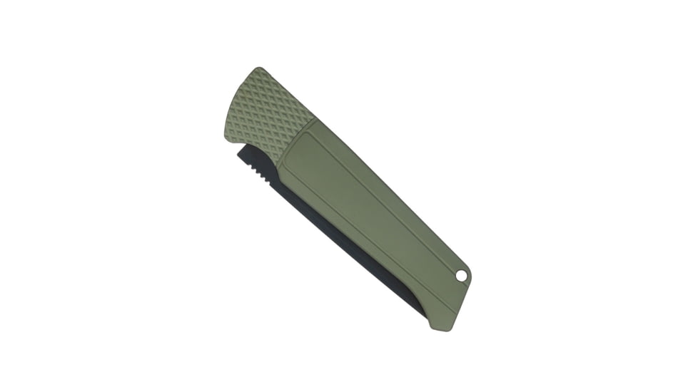 CobraTec Knives Viper Hidden Release Folding Knife, 3.125in, D2, Od Green, CTVIPERHRODG