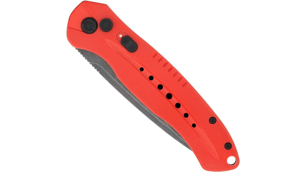 CobraTec Knives REDDIABLOAUTO Diablo 3.50 Folding Black Stonewashed D2 Steel B