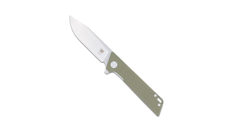 CobraTec Knives Riptide D2 3 in Folding Knive, D2 Blade, G-10, OD Green, CTRTDD2ODG