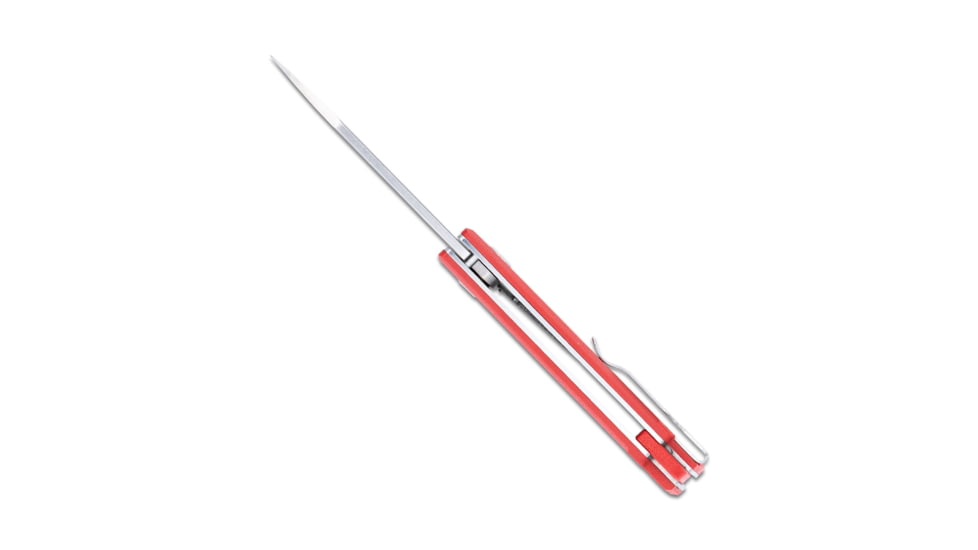 CobraTec Knives Riptide D2 3 in Folding Knive, D2 Blade, G-10, RED, CTRTDD2RED