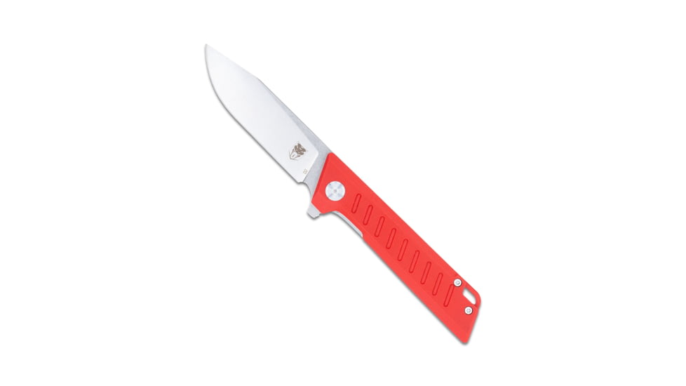 CobraTec Knives Riptide D2 3 in Folding Knife, D2 Blade, G-10, RED, CTRTDD2RED