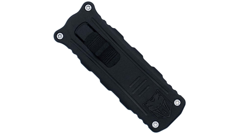 CobraTec Knives Side Button OTF Automatic Folding Knife, 1.75 in Blade, Stainless Steel, CTOTFUKSBBLK