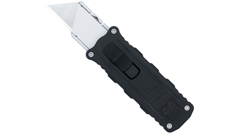 CobraTec Knives Side Button OTF Automatic Folding Knife, 1.75 in Blade, Stainless Steel, CTOTFUKSBBLK
