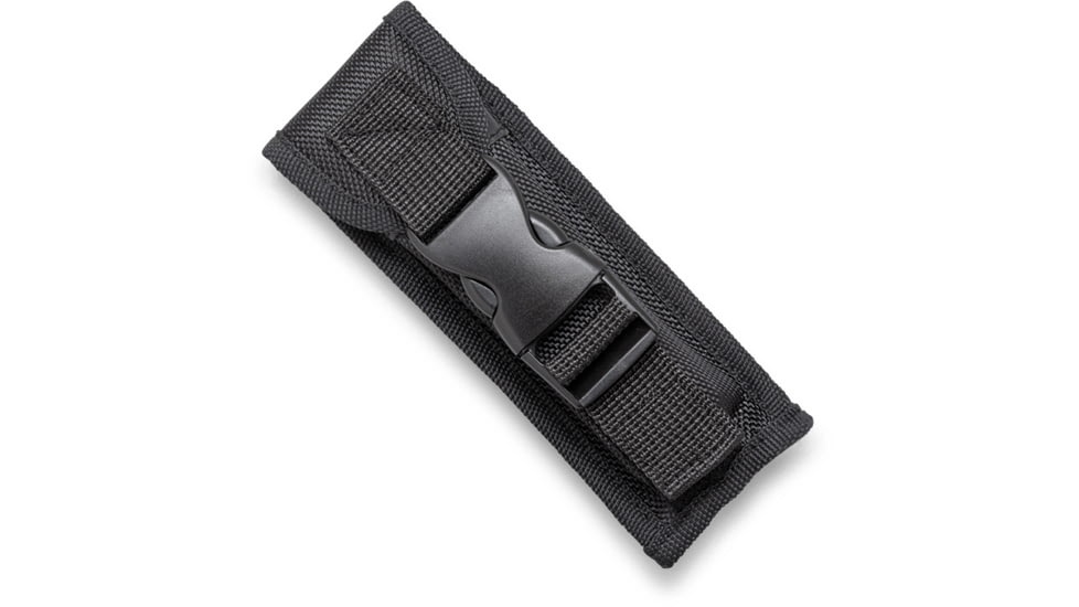 CobraTec Knives Small Sidwinder OTF Knife, 2.5in, D2 Steel, Wharncliffe Plain, Black Aluminum Handle, SBSWWNS