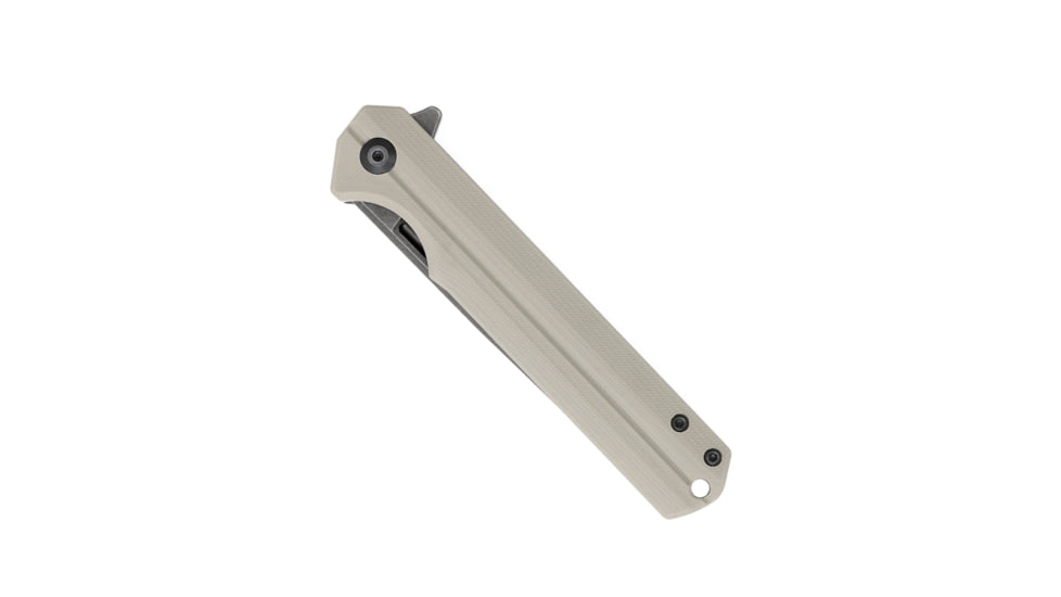 CobraTec Knives Streamline Folding Knive, 3.5in, D2 Stonewash, G-10, Tan, CTTANG10SL