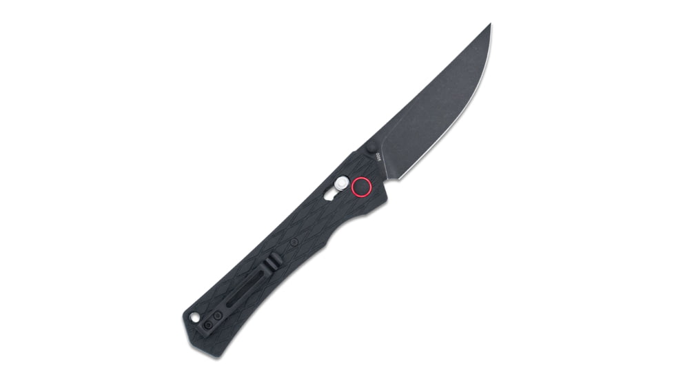 CobraTec Knives Legacy Bar Lock Folding Knife, 3.5in, Black Titanium D2 Steel Blade, Black G10 Handle, CTLEGBLK