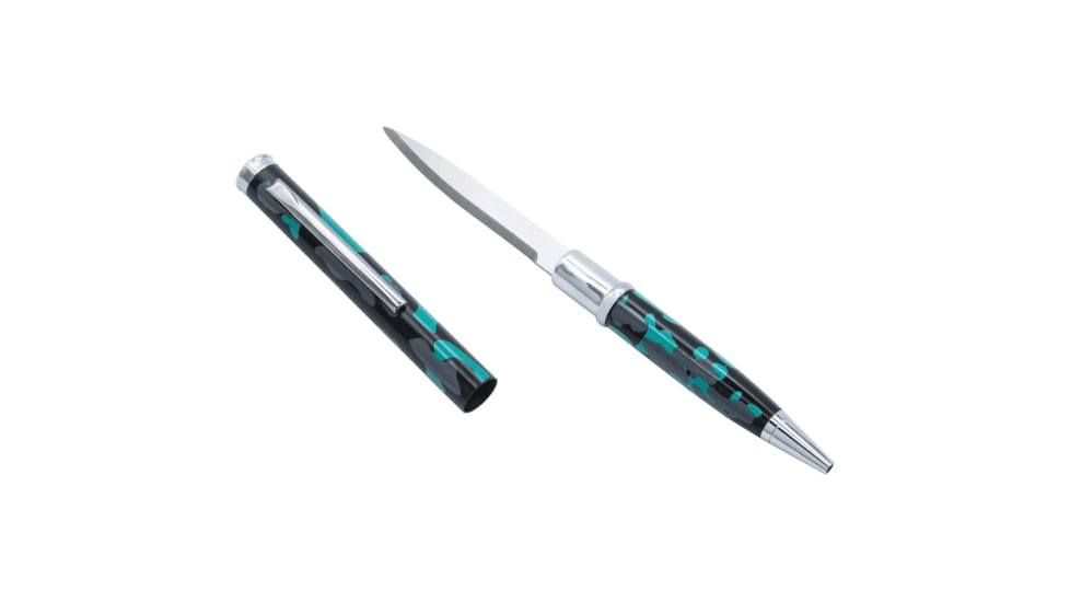 CobraTec Pen Fixed Blade Knife, Camo, 1410074