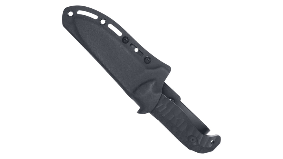 CobraTec PSK Black Dark Stonewash Fixed Blade, Black Satin Stonewash, 1410078