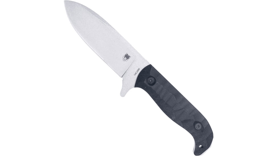CobraTec PSK Black Dark Stonewash Fixed Blade, Black Satin Stonewash, 1410078