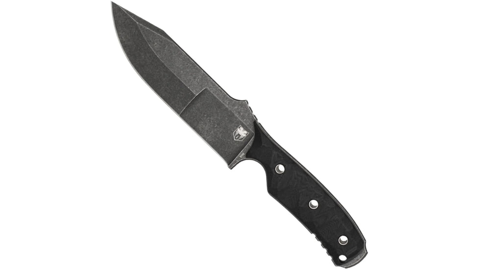 CobraTec Recondo G10 Fixed Blade Knife, Black/Stonewash Handle, 1410882