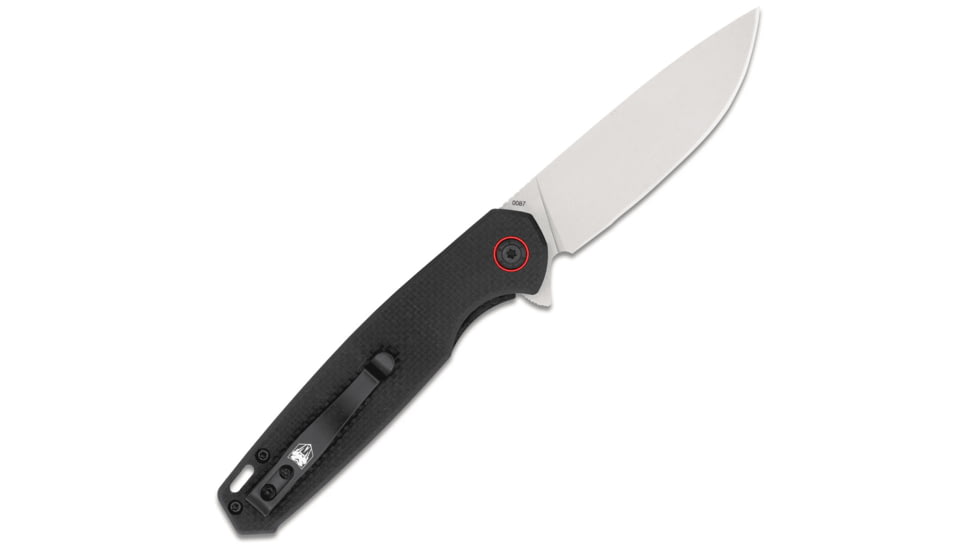 CobraTec Knives Talon Folder Folding Knife, 3.18 in, D2 Steel, Tanto, G-10, Black Handle, CTTLNBLK, 1410175