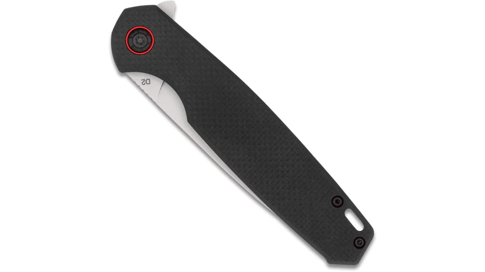 CobraTec Knives Talon Folder Folding Knife, 3.18 in, D2 Steel, Tanto, G-10, Black Handle, CTTLNBLK, 1410175