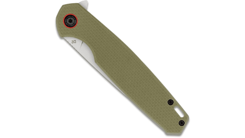 CobraTec Knives Talon Folder Folding Knife, 3.18 in, D2 Steel, Tanto, G-10, OD Green Handle, CTTLNODG, 1410176