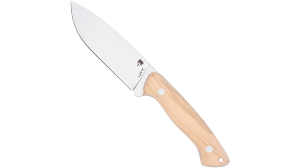 CobraTec Twin Mountain Fixed Blade Knife, 4.5in, Olivewood Handle, 1410087