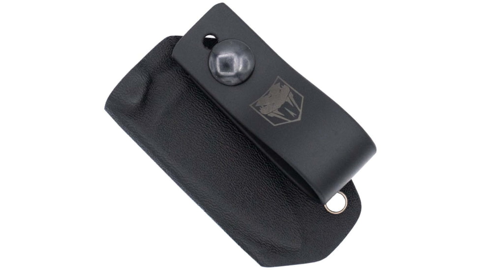 CobraTec Wolfteeth EDC Folding Knife, 2.75in,14C28N Steel, Drop Point Blade, G10 Scales Handle, CTWLTBLK