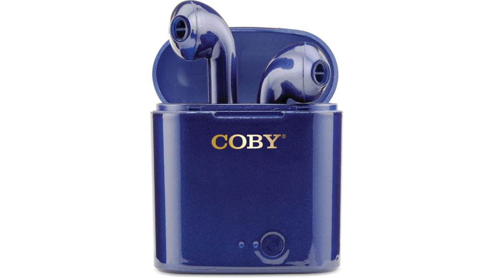 Coby 512 True Wireless Earbuds, Blue, COBY-CETW512BLU
