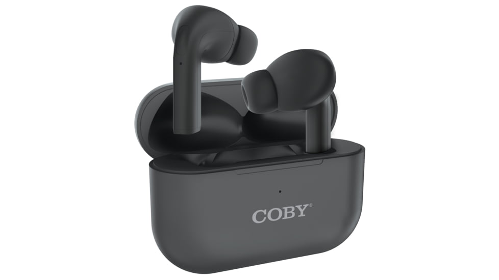 Coby 517 True Wireless Earbuds, Black, COBY-CETW517BK