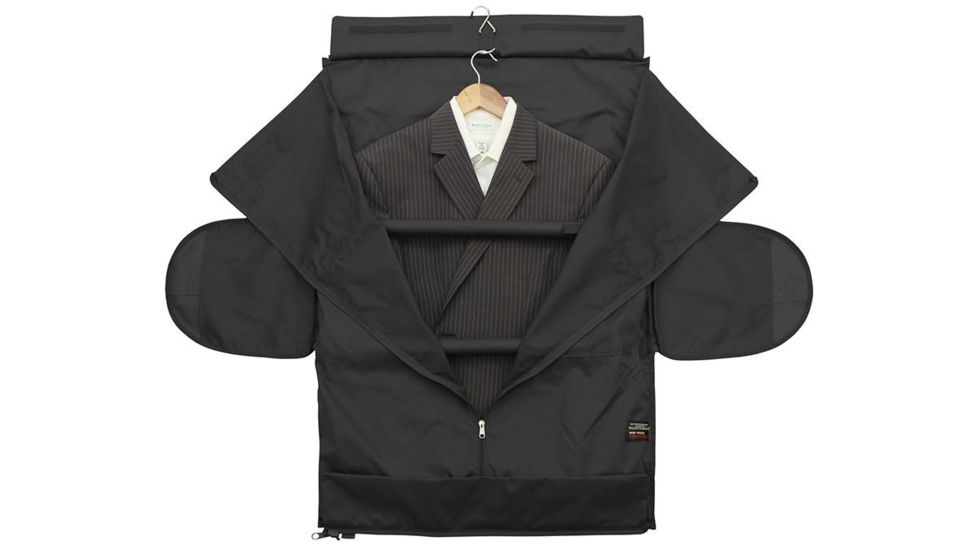 Mercury Tactical Garment Duffle Bag, Black, 25inx12inx11in, MRC9955-BK