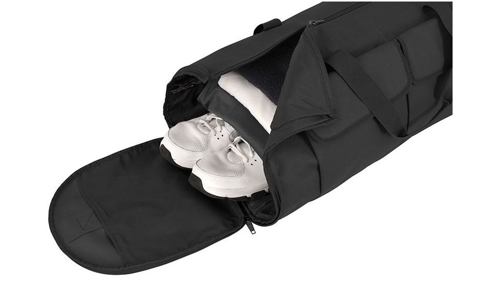 Mercury Tactical Garment Duffle Bag, Black, 25inx12inx11in, MRC9955-BK
