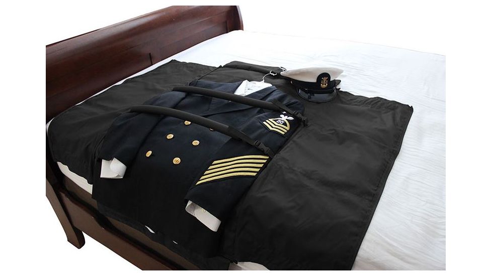 Mercury Tactical Garment Duffle Bag, Black, 25inx12inx11in, MRC9955-BK