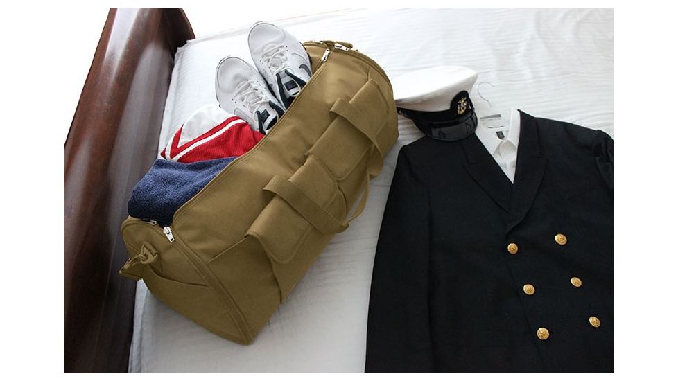 Mercury Tactical Garment Duffle Bag, Coyote, 25inx12inx11in, MRC9955-CY