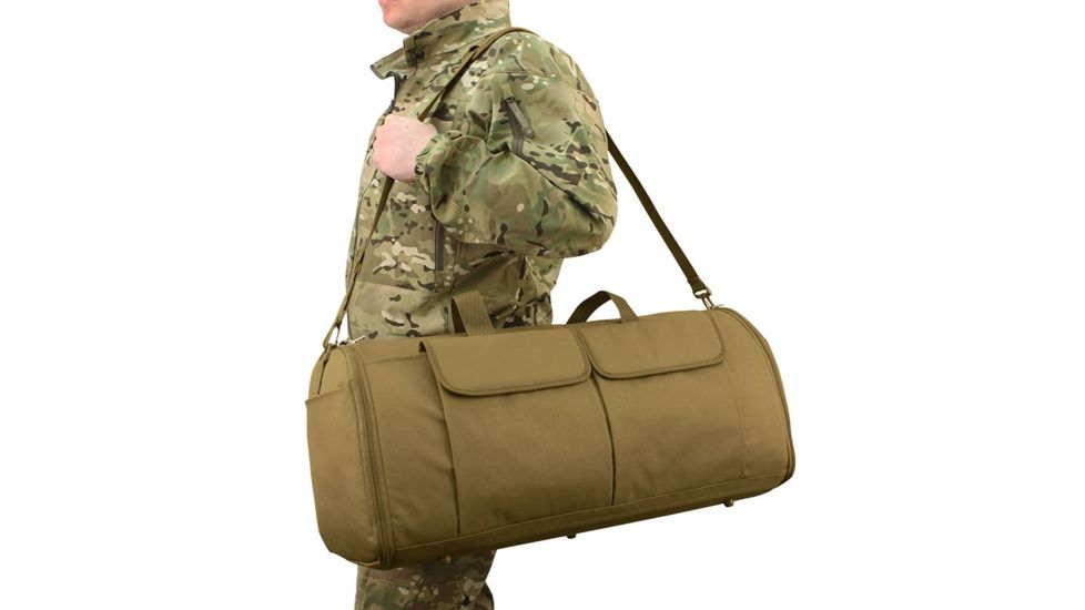 Mercury Tactical Garment Duffle Bag, Coyote, 25inx12inx11in, MRC9955-CY
