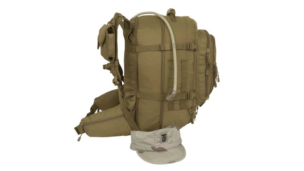 Mercury Tactical Tac Pak with Hydrapak, Coyote, 20 1/2in.x15in.x12 3/4in. 9978-CY