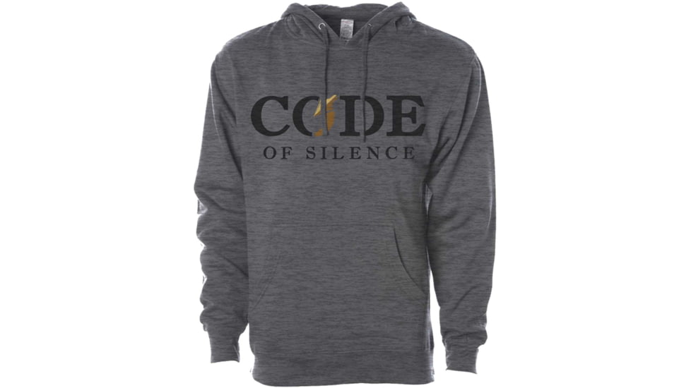 Code of Silence Dialed-In Lyfestyle Hoodie - Mens, Chark, Medium, 123001003