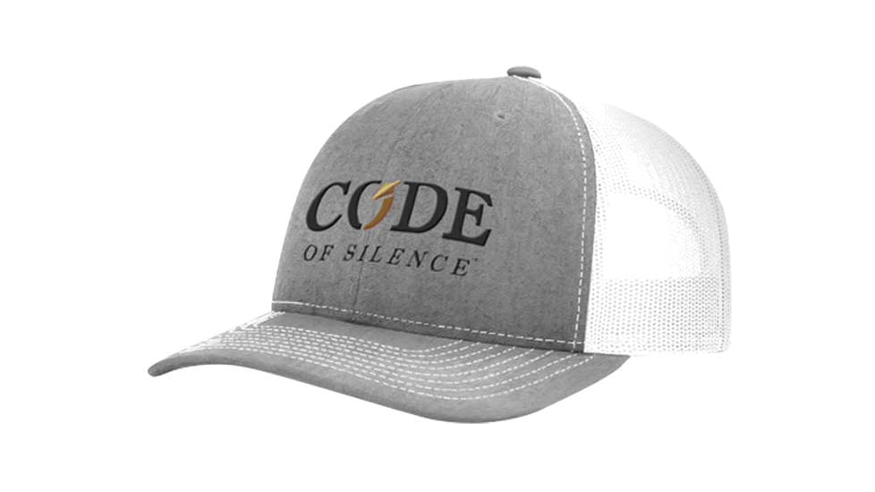 Code of Silence Dialed-In Range Cap - Mens, Grey/White, 125003001