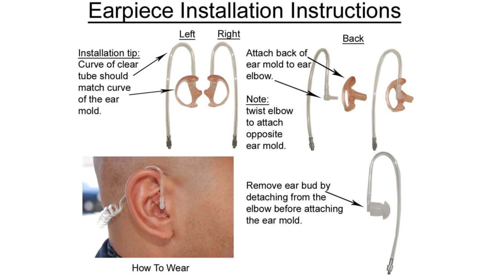 Code Red Semi-custom Earmold - Left And Right, Clear - CRD23221