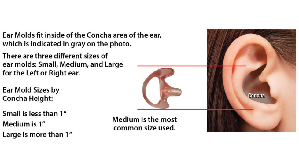 Code Red Semi-custom Earmold - Left And Right, Clear - CRD23221