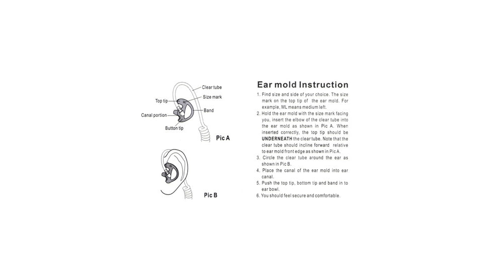 Code Red Silicone Semi-custom Ear Mold, Clear - CRD23511
