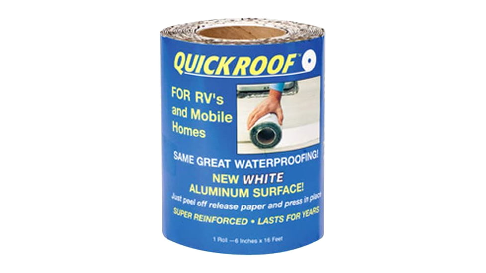 Cofair Products Quick Roof Pro Aluminum Surface Tape 6in x 33.5, White, WQR6