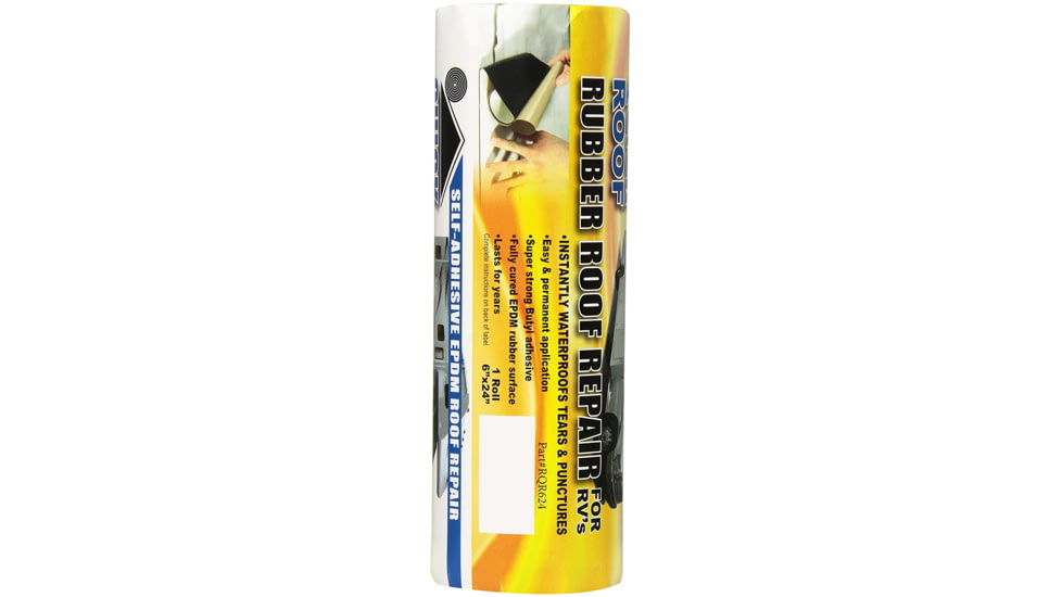 Cofair Products Quick Roof Rubber Roof Repair Tape 6in x 24 Display, Pack of 24, RQR624-DISPLAY