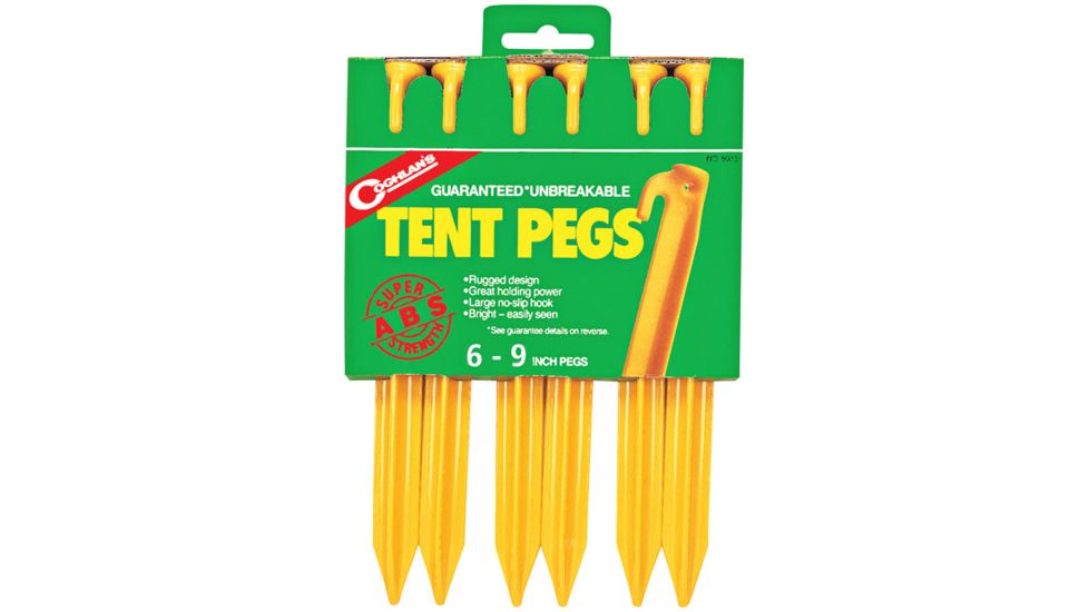 Coghlans Abs 9'' Tent Pegs 9310