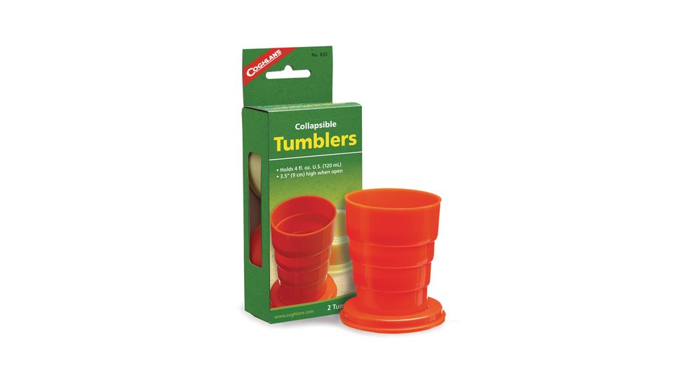 Coghlans Collapsible Tumblers 2 Per Pack