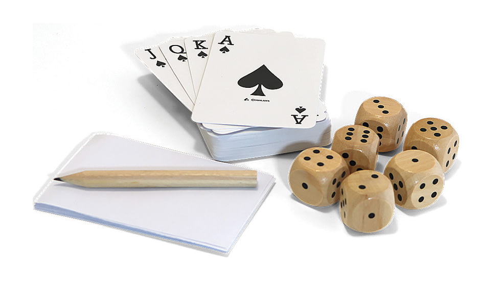 Coghlans Fireside Gaming Kit, Includes, Deck of cards, 2172