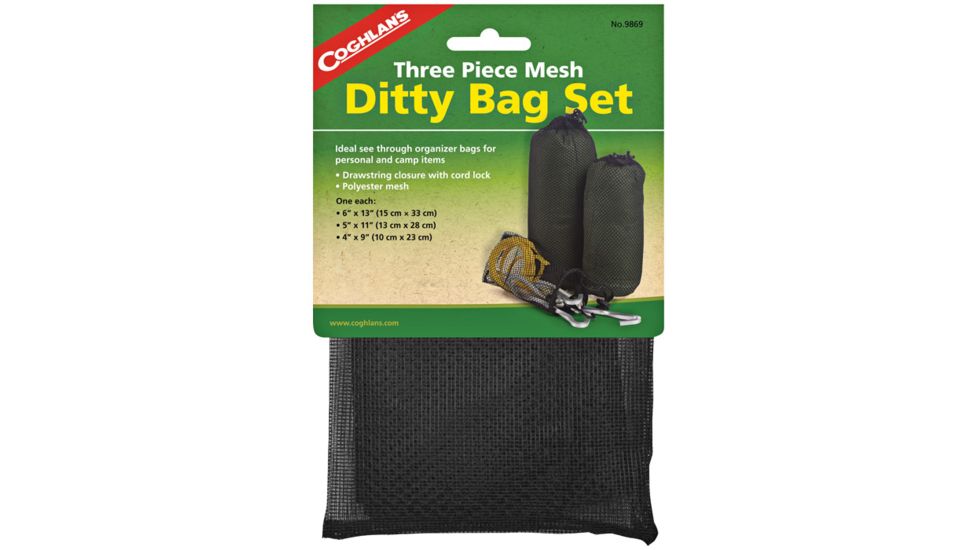 Coghlans Mesh Ditty Bag Set 3pk 9869