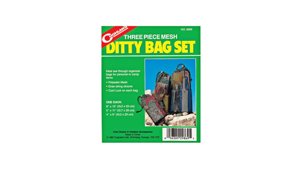 Coghlans Mesh Ditty Bag Set 3pk 9869