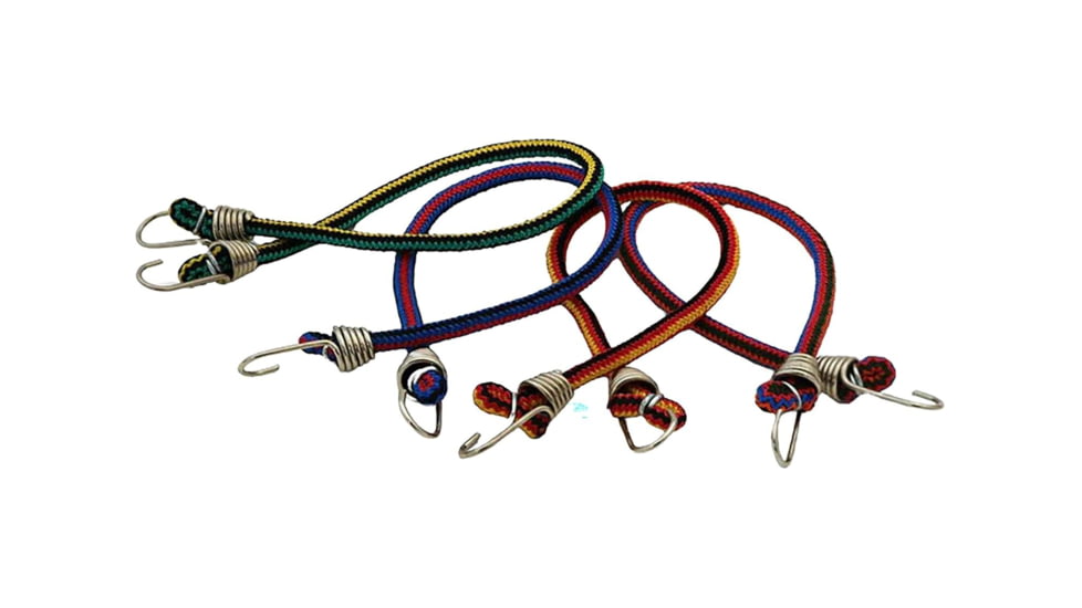 Coghlans 10in Mini Stretch Cords, 4 Pack, 2416