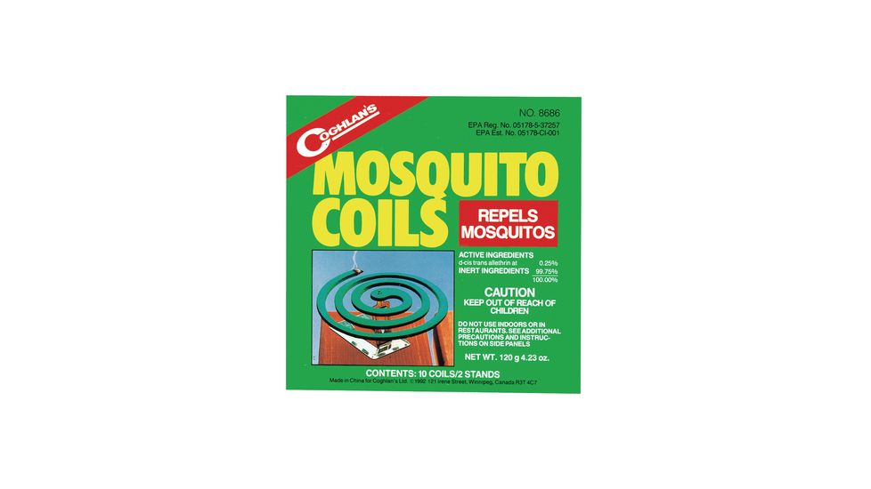 Coghlans Mosquito Coils 10 Per Box Plus Two Metal Stands 8686