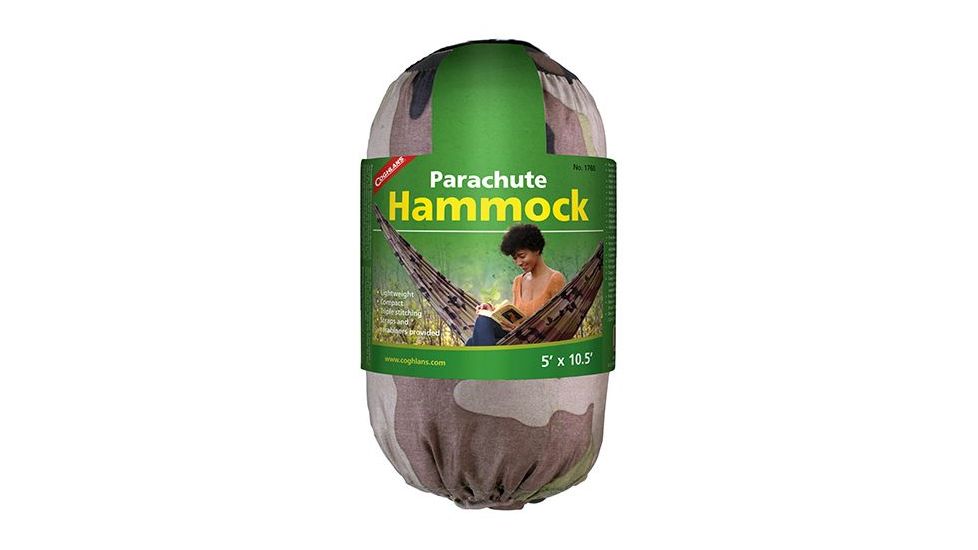Coghlans Single Parachute Hammock, Camo Print, Camo, COG-17608