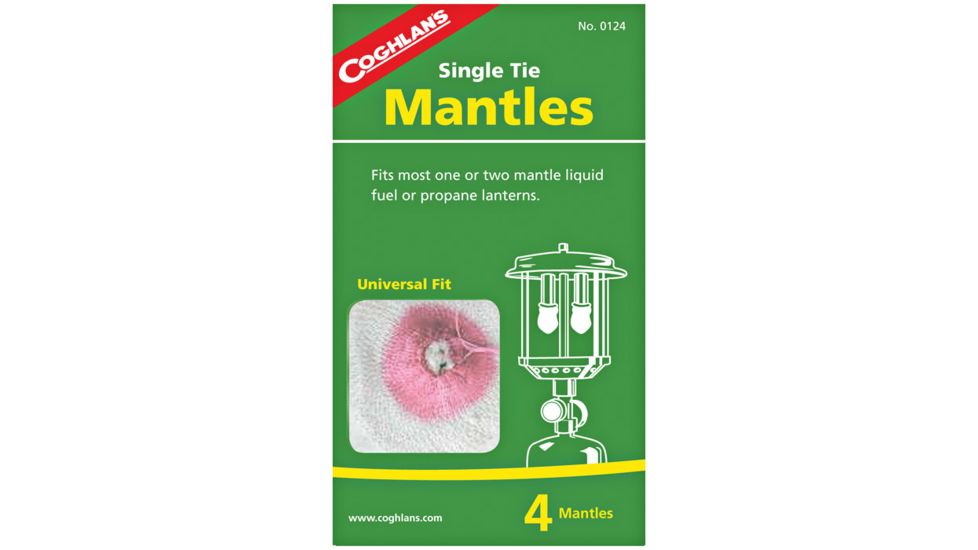Coghlans Single Tie Mantles 4 Pk 0124