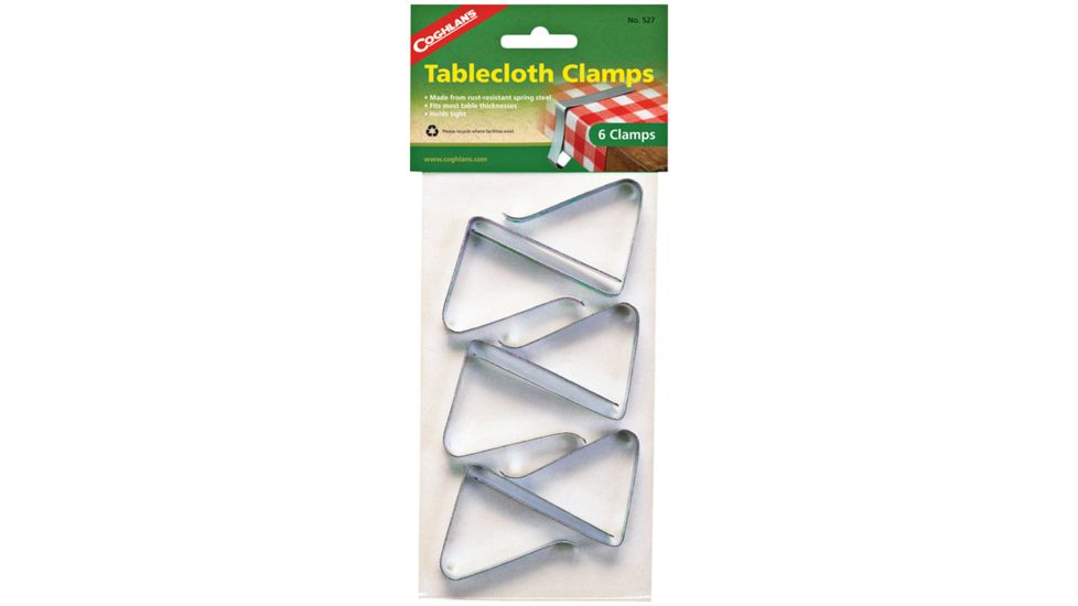 Coghlans Tablecloth Clamps, 6 Pk, 527