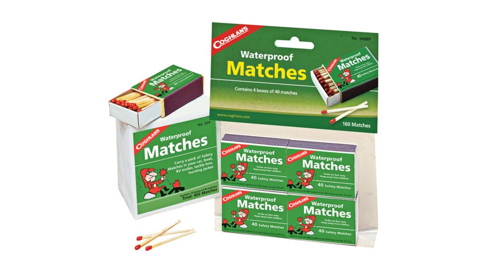 Coghlans Waterproof Matches 10 Boxes 529