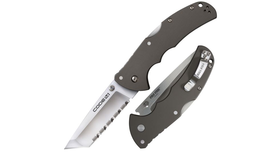 Cold Steel Code 4 tanto Serrated, CS-58TPCTS