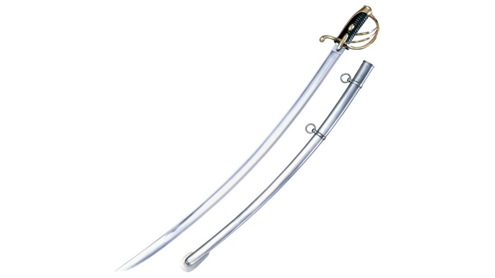 Cold Steel 1830 Napoleon Saber, 33.75 in Blade, Steel Scabbard, CS-88NS