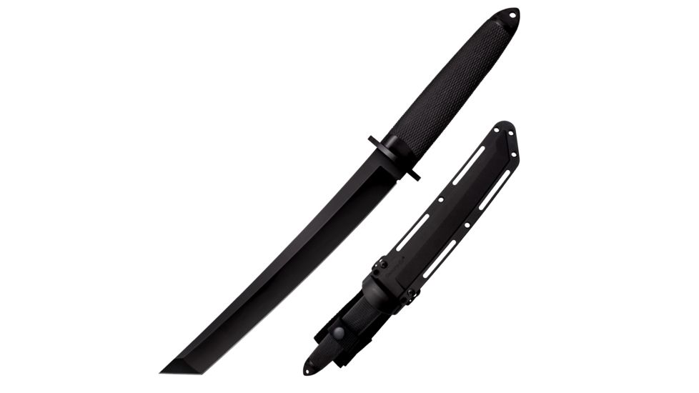 Cold Steel 3V Magnum Tanto XII 17.63in Fixed Blade Knife, Black, 17.63in, CS-13QMBXII