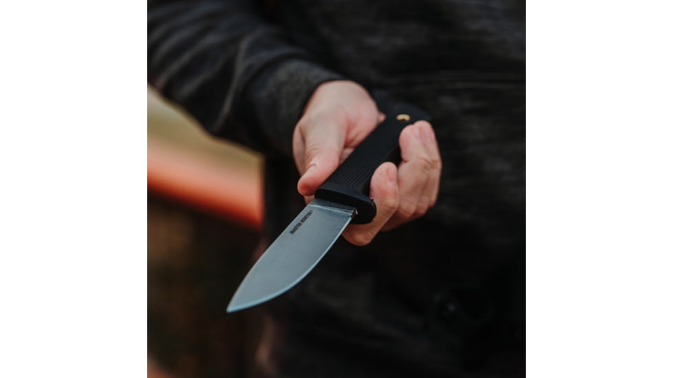 Cold Steel 3V Master Hunter Fixed Blade Knife, 4.5 in, American CPM 3V High Carbon, Kray-Ex Handle, CS-36CB